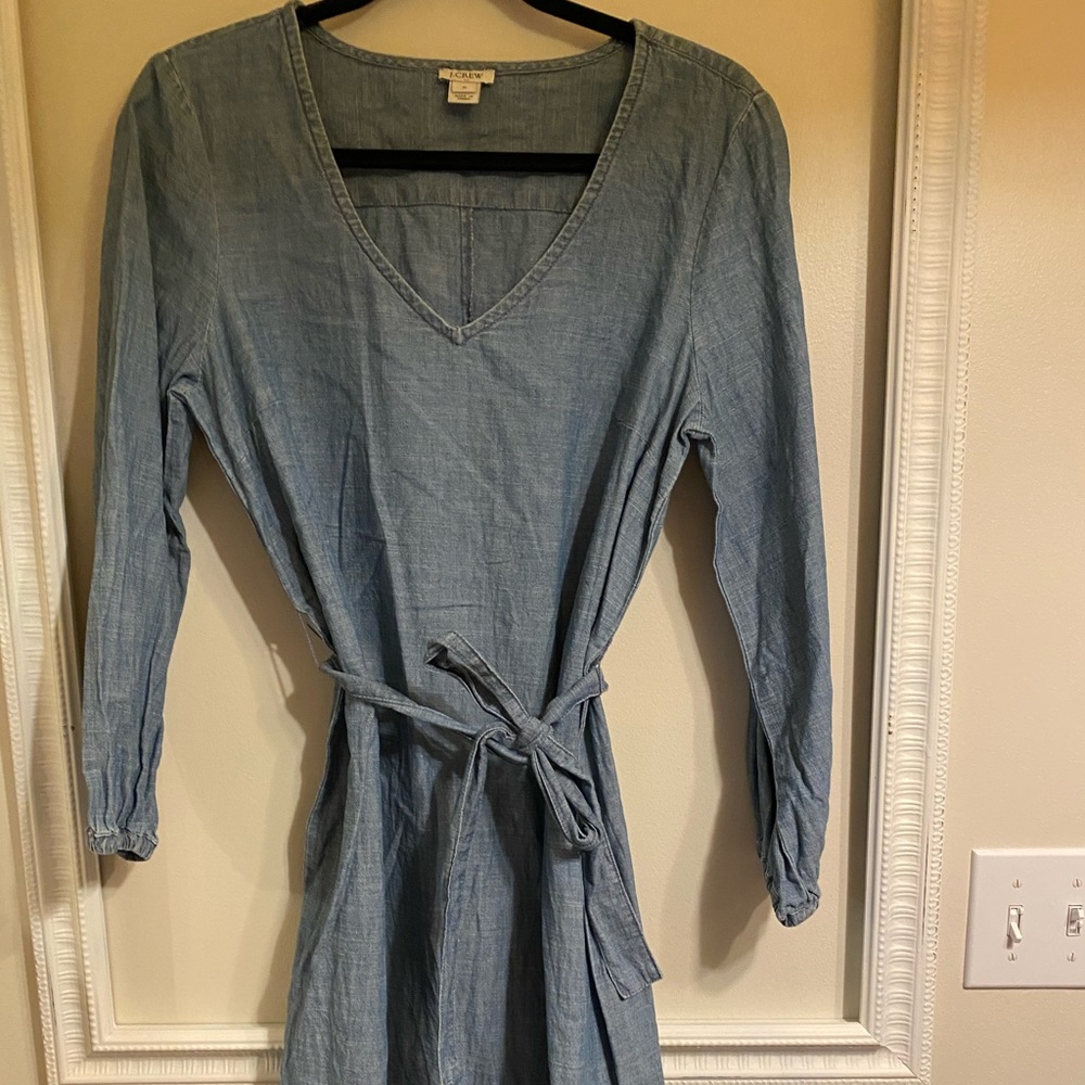 J crew chambray dress